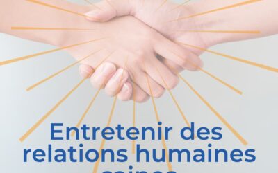 Formation: Entretenir des relations humaines saines